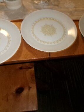 3 Sheffield serenade dinner plates atomic 60s  pattern